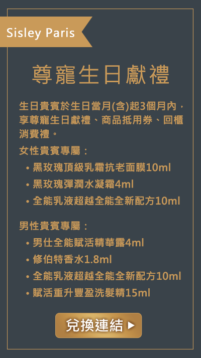 聯邦世界卡Sisley尊寵生日獻禮